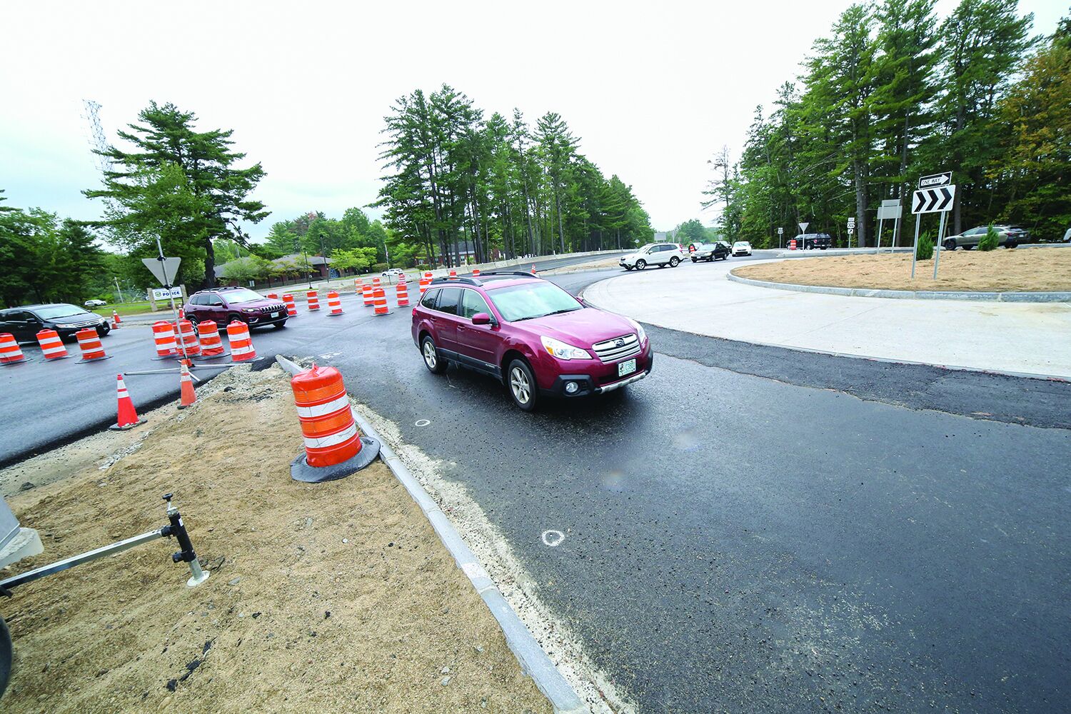 New roundabout opens ahead of schedule
